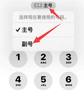 元宝山苹果14维修店分享iPhone 14 Pro Max使用副卡打电话的方法 